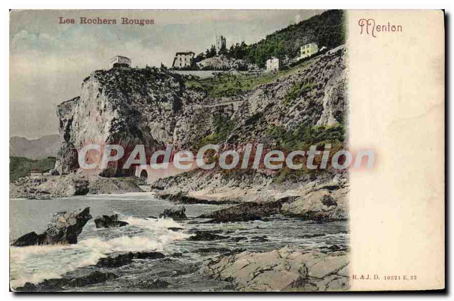 Les Rochers Rouges — Menton — R.A.J.D. 10321 E.52