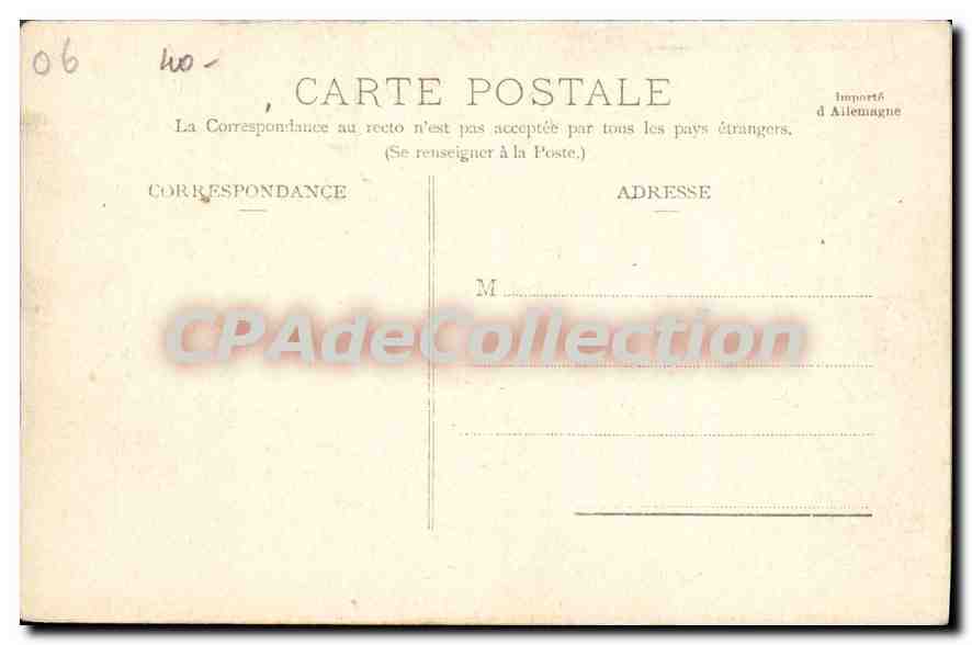 Les Rochers Rouges — Menton — R.A.J.D. 10321 E.52 — Reverso