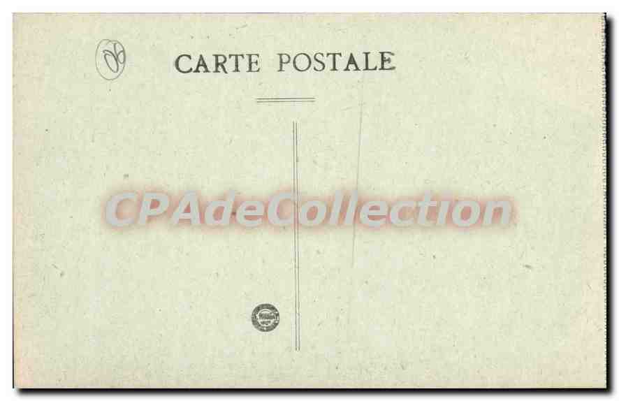 CPA Menton La Vieille Ville — Rückseite