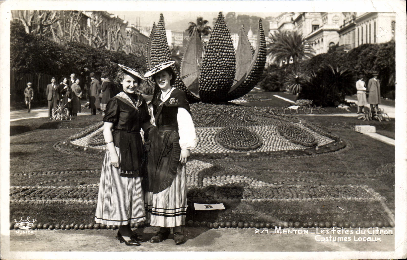 Menton — Les Fêtes du Citron — Costumes Locaux — Munier n°271