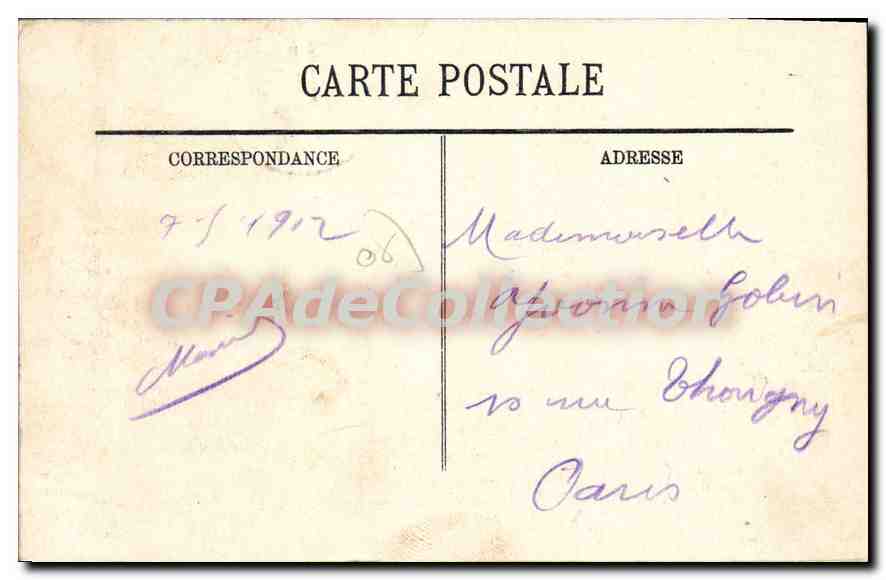 Monte-Carlo — La Place du Casino, le Café de Paris — CPAdeCollection n°67 — Verso