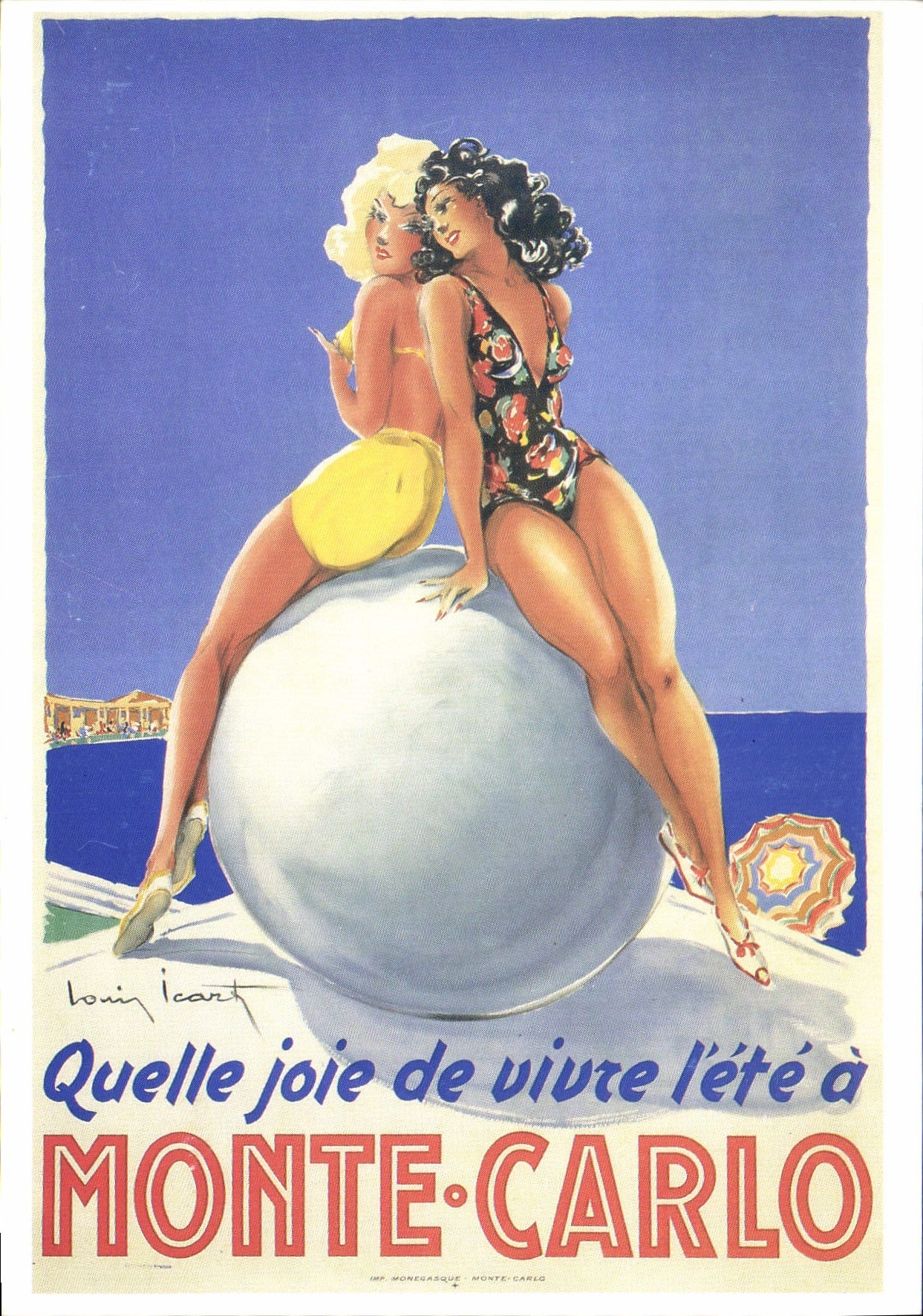 CPSM Monaco Monte Carlo Quelle Joie De Vivre L'été 1948