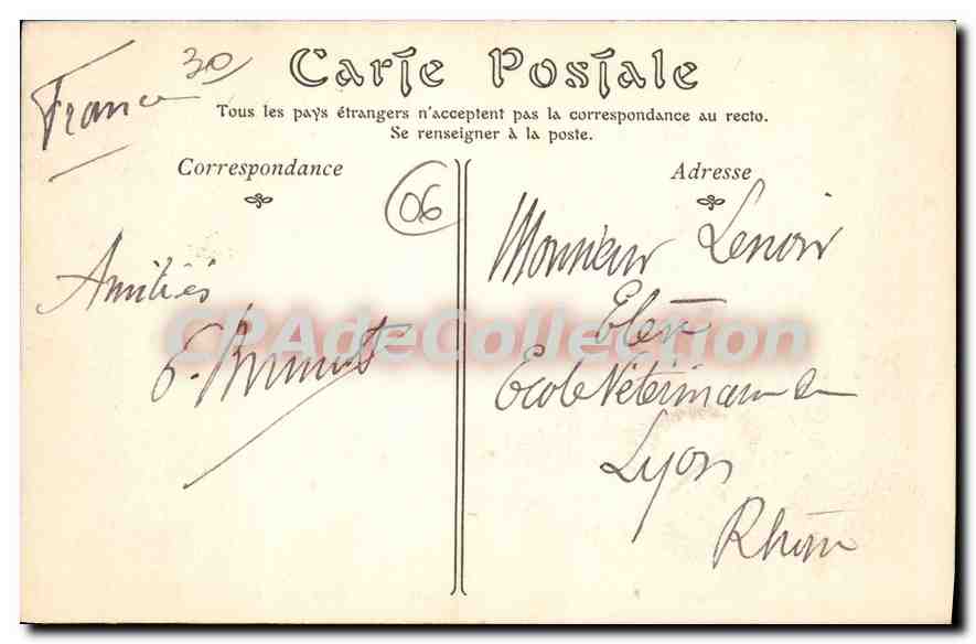 Monaco — La Place du Palais, Revue des Carabiniers le jour de la fête du Prince — Collections ND Phot, n° 656 — Reverso