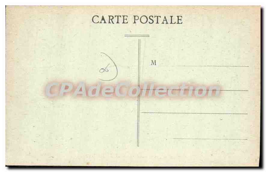 CPA Nice L'Avenue De La Gare Eglise — Rückseite