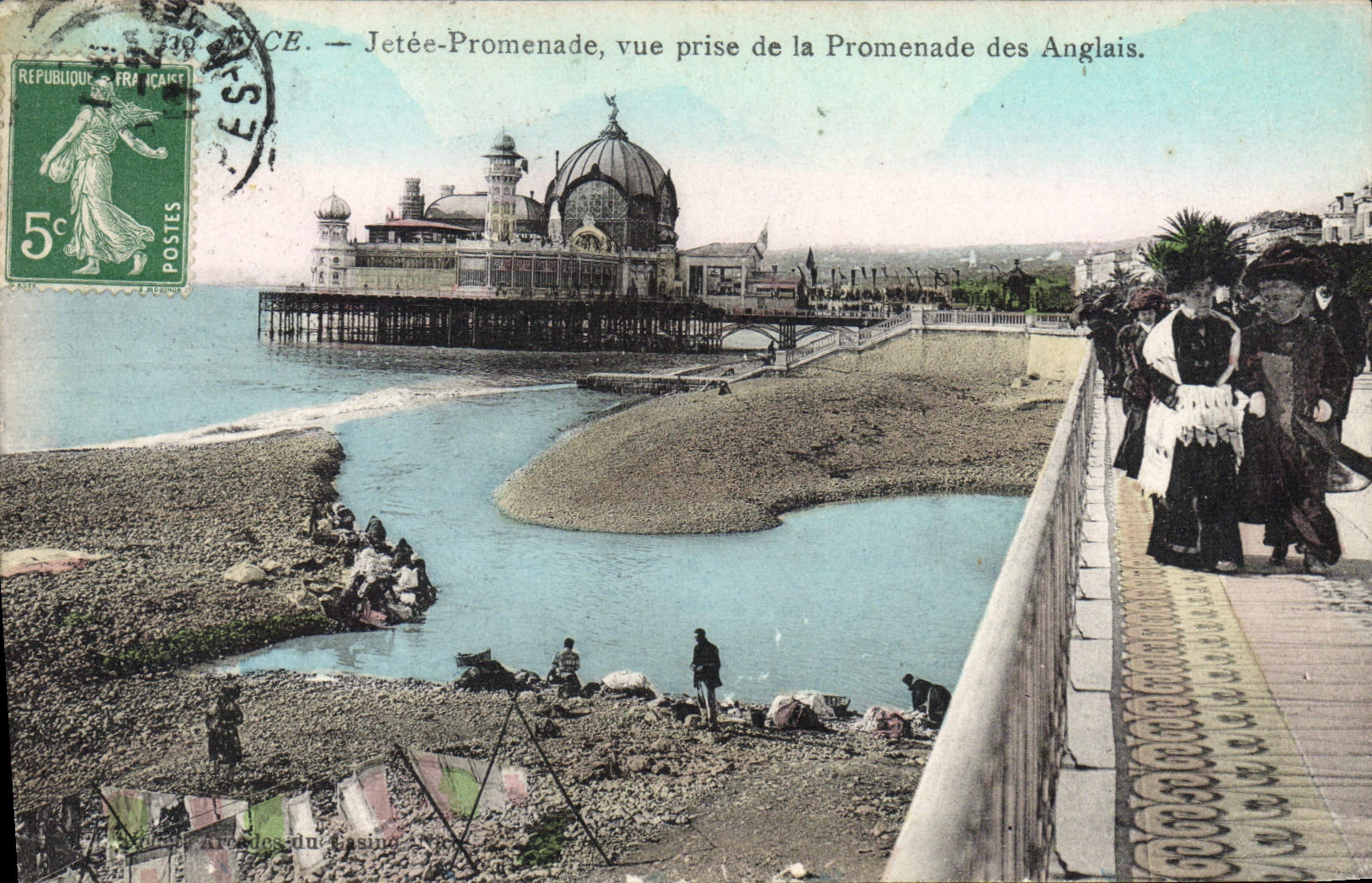 Pescara — Jetée-Promenade, vue prise de la Promenade des Anglais.