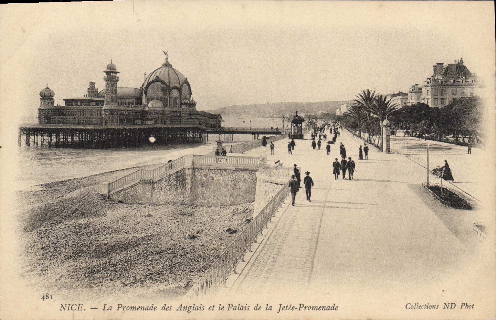 Nice — La Promenade des Anglais et le Palais de la Jetée-Promenade — Collections ND Phot