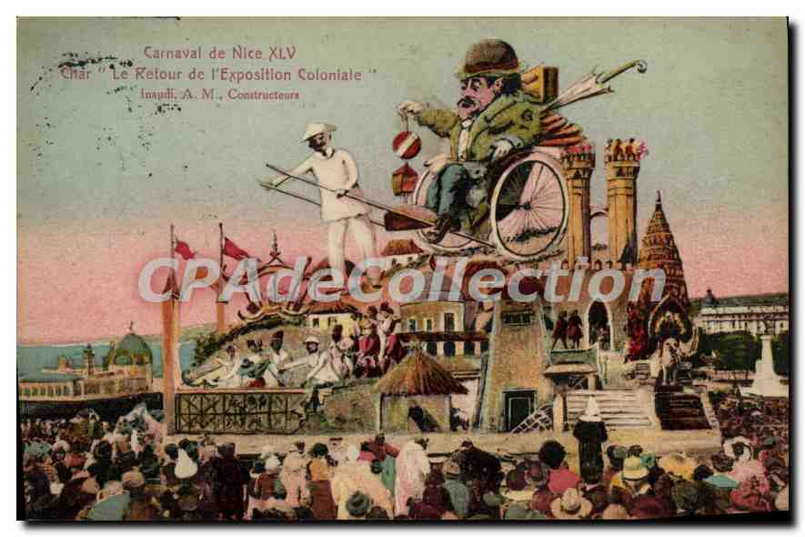 CPA Nice Carnaval de Nice XLV Le Retour De I'Exposition Coloniale