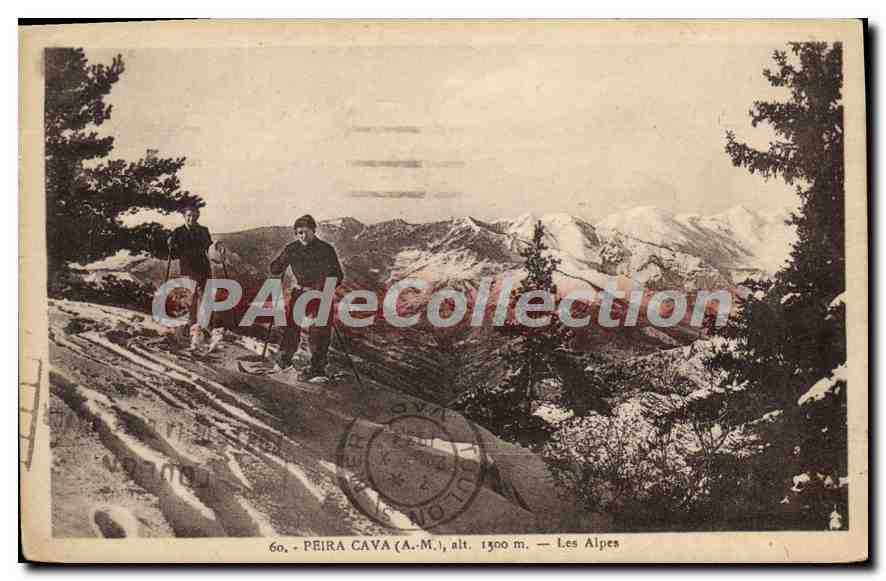 CPA Peira Cava Les Alpes ski