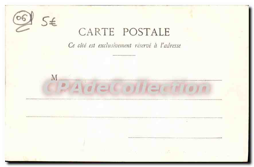 CPA Peira Cava Pres Nice — Verso