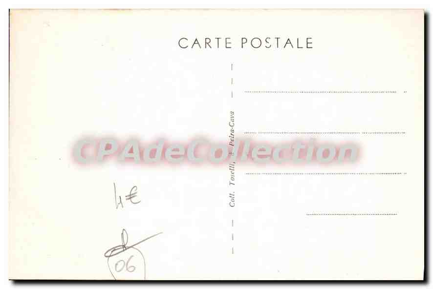 CPA Peira Cava Les Cantonnements — Verso