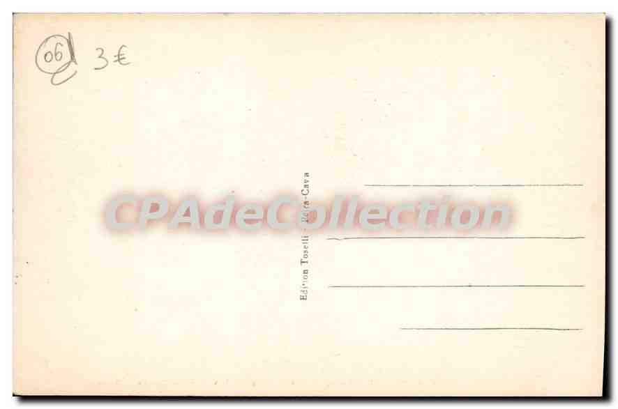 CPA Peira Cava Les Hotels Bellevue et Barralis-Mourey — Verso