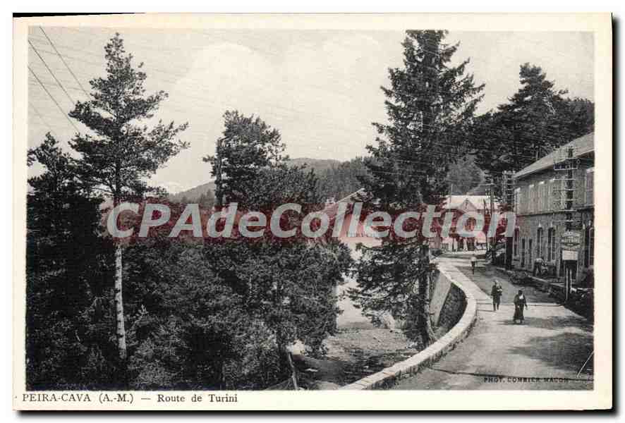 CPA Peira Cava route de Turini