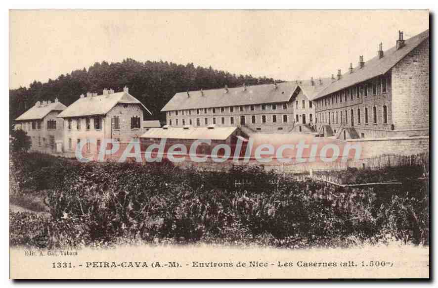 CPA Peira Cava Environs De Nice Les Casernes