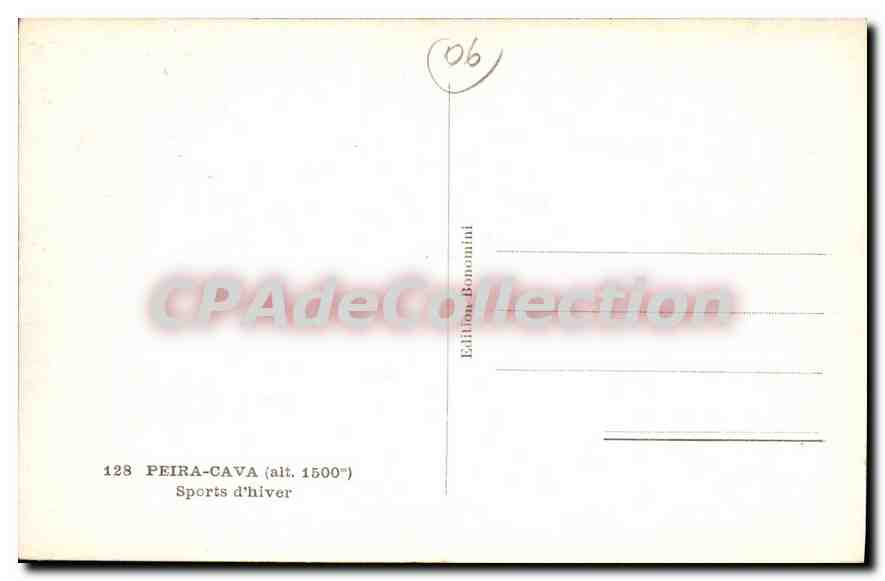 CPA Peira Cava Sports D'Hiver — Verso