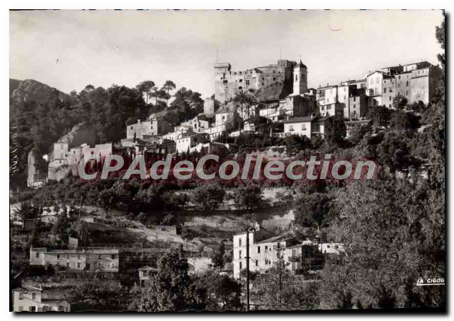 Roguebrune-Cap-Martin — Le château féodal (Xe s.) — Ed. La Cigogne, Monaco