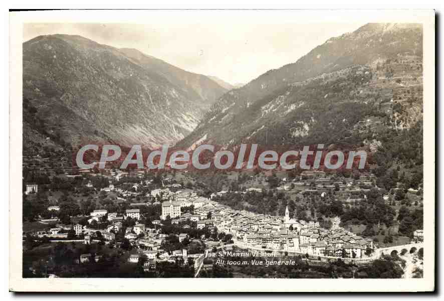 CPA St Martin Vesubie Vue Generale