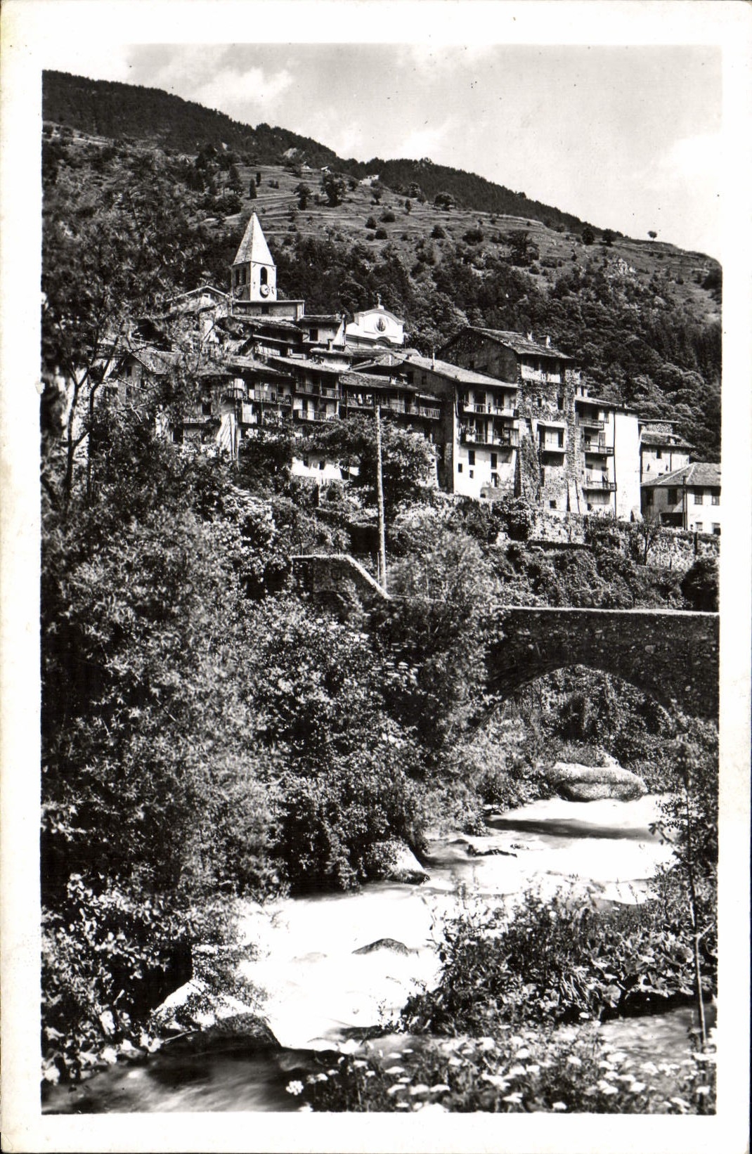 CPA St Martin Vesubie La Suisse Nicoise