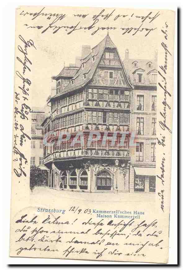 Strasbourg — Maison Kammerzell — éditeur non visible