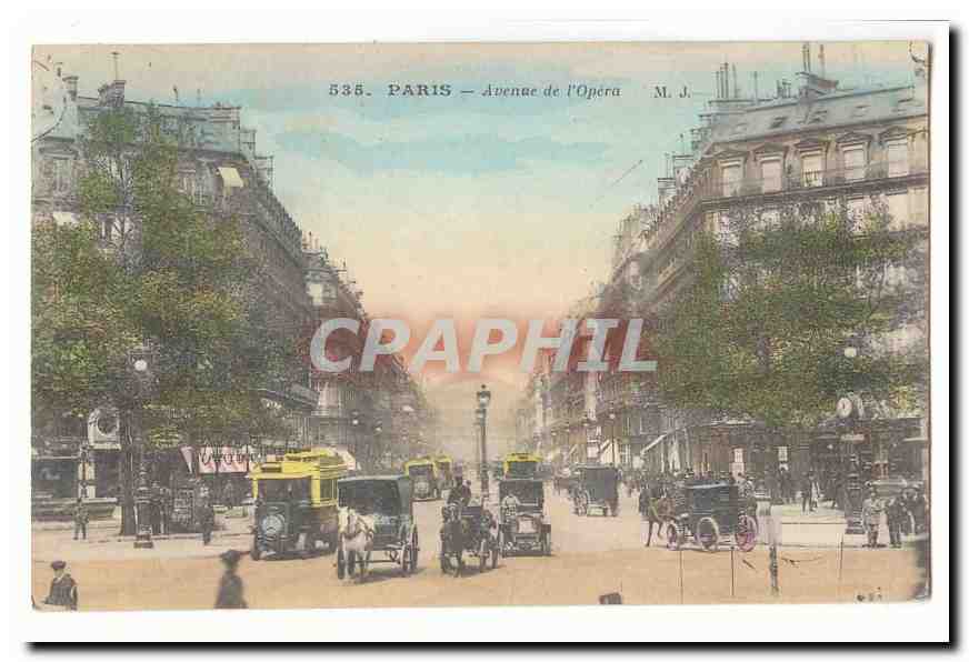 Paris (9eme) CPA Avenue de l'Opera
