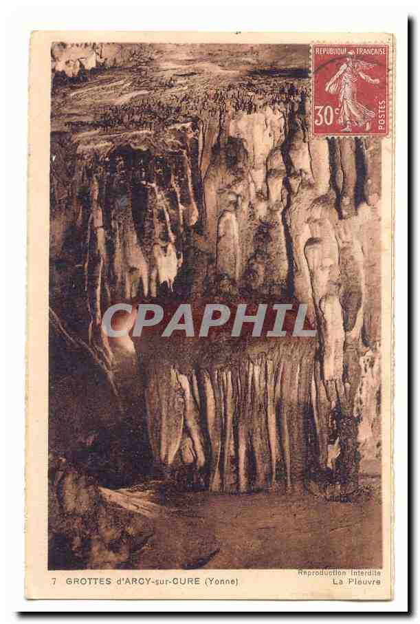 Grottes d'Arcy sur Cure CPA 