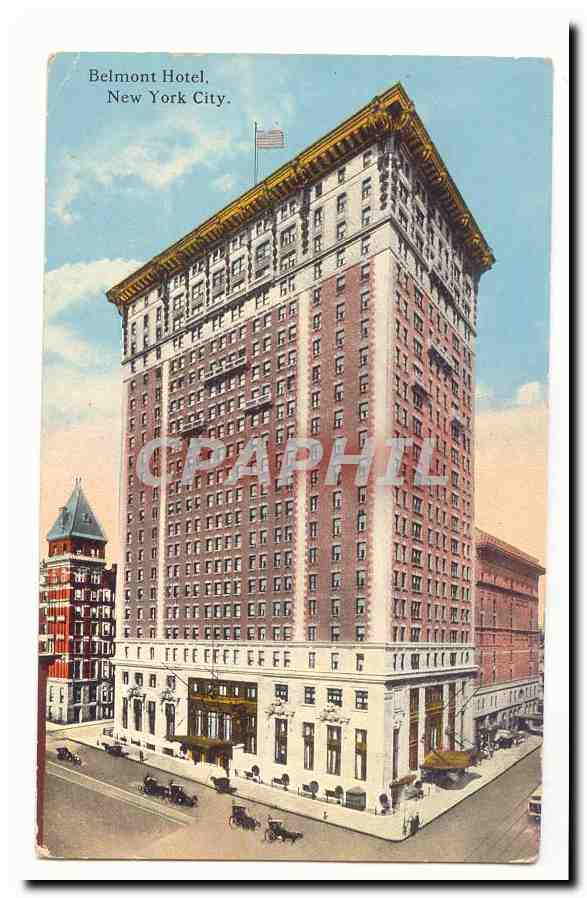 Etats Unis CPA Belmont Hotel New york city