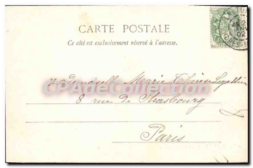 La Turbie — Vue générale prise du Mont Bataille — Edition Giletta, phot. Nice, n° 624 — Verso