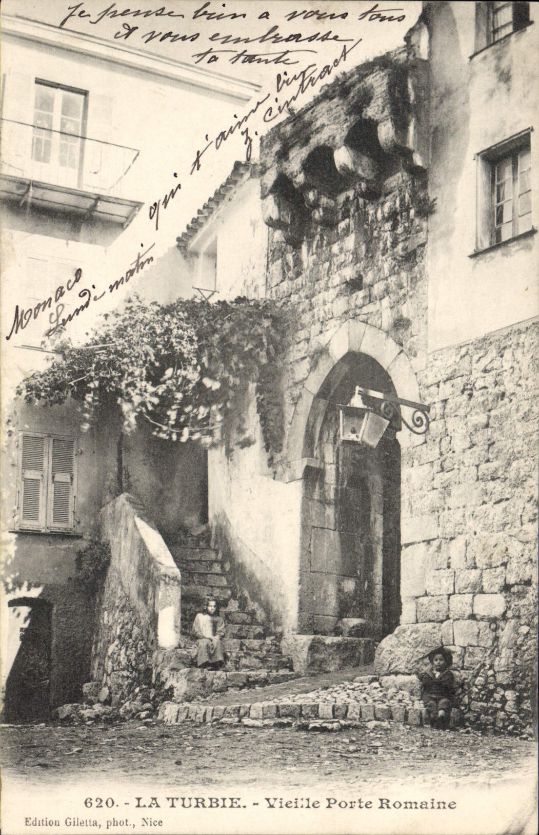 La Turbie - Vieille Porte Romaine — Édition Giletta, Nice, n°620
