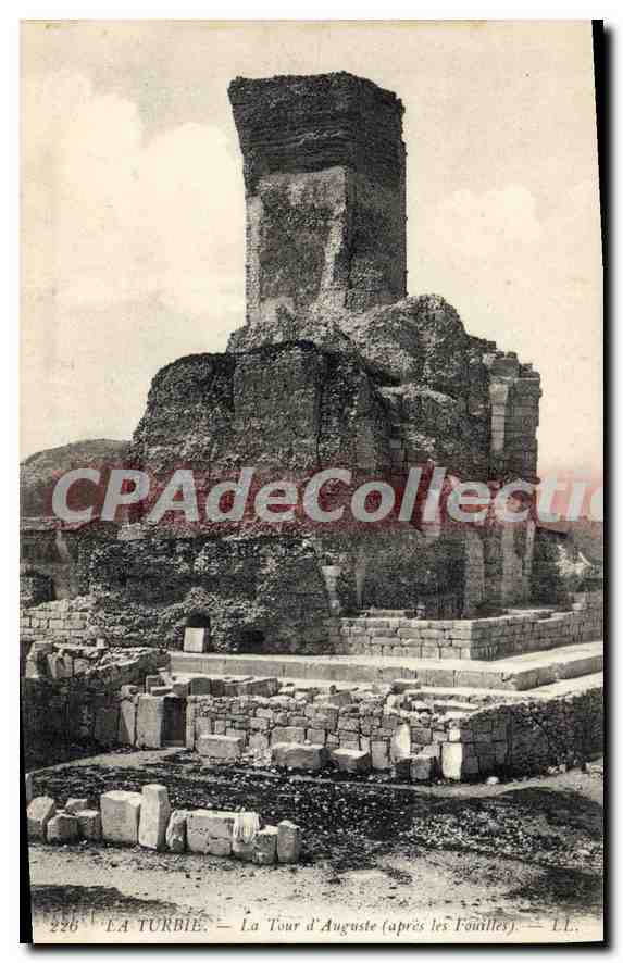 La Turbie — La Tour d'Auguste (après les Fouilles) — LL. n° 226