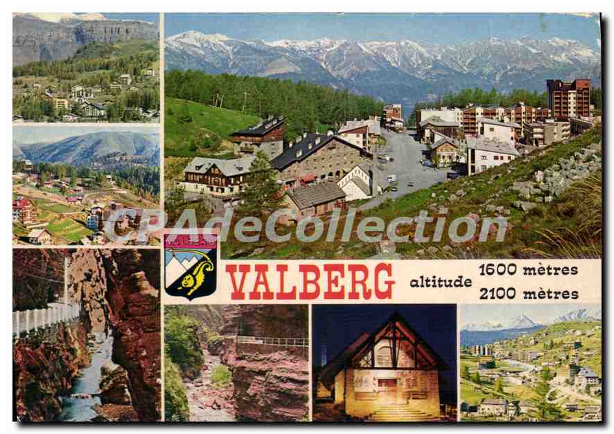 CPSM VALBERG vue générale châlets