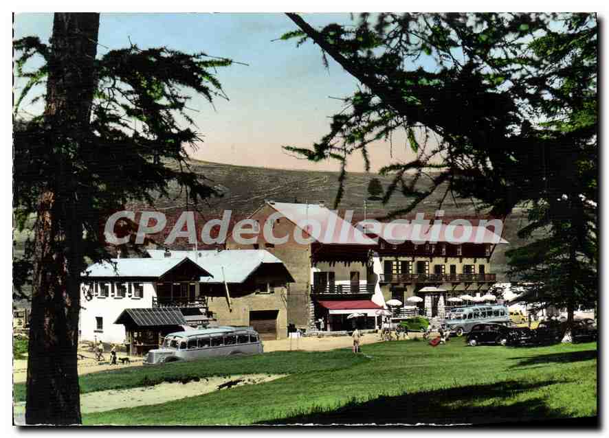 CPSM VALBERG hôtel les mélèzes et le châlet canadien