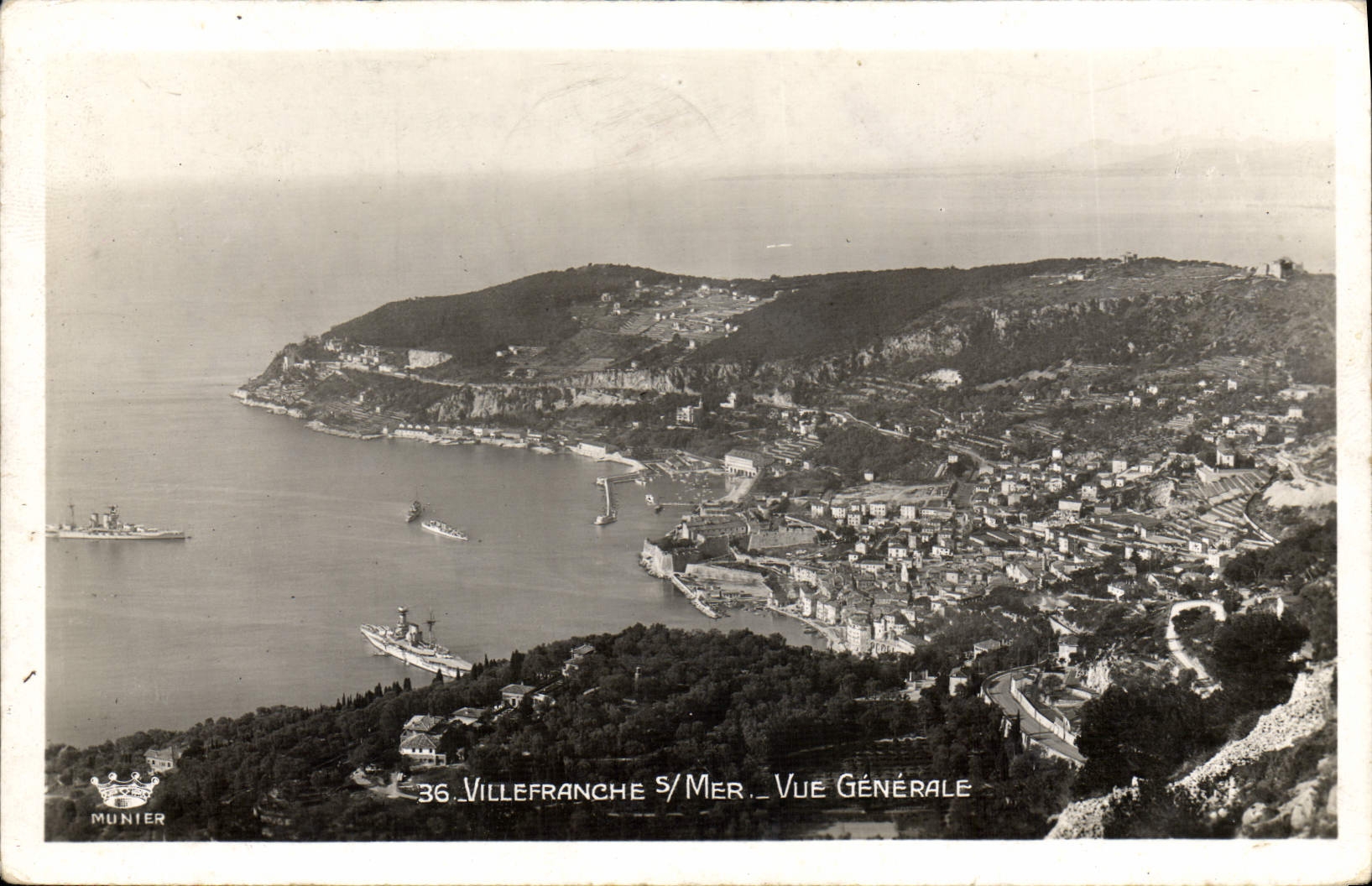 Villefranche-sur-Mer — Vista Generale — Munier n°36