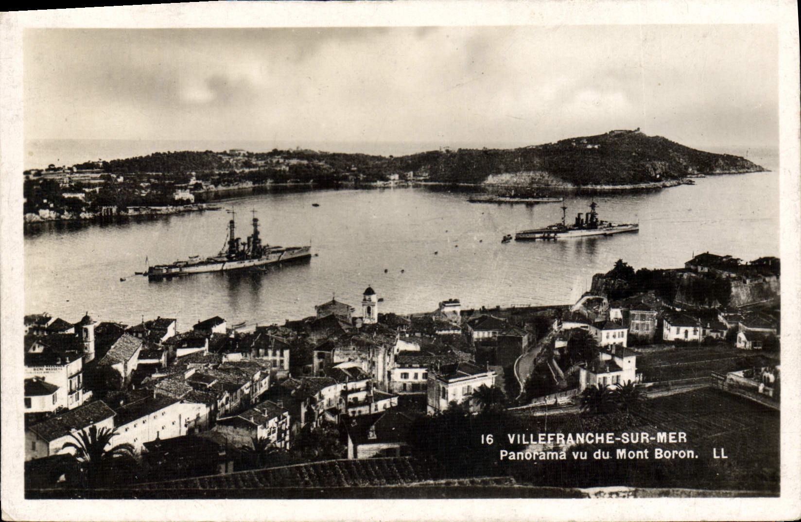 Villefranche-sur-Mer — Panorama vu du Mont Boron — LL, n°16