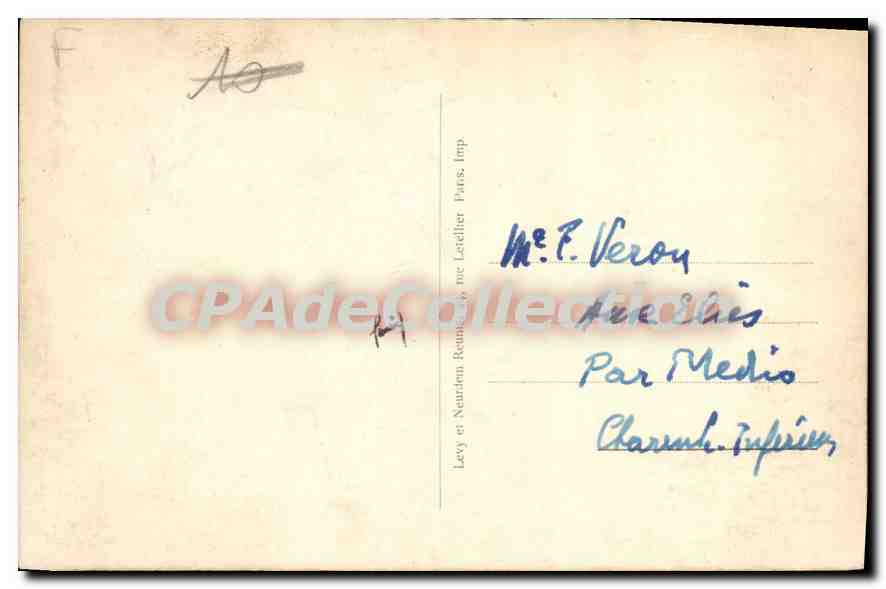 Villefranche-sur-Mer — Panorama vu du Mont Boron — LL, n°16 — Verso