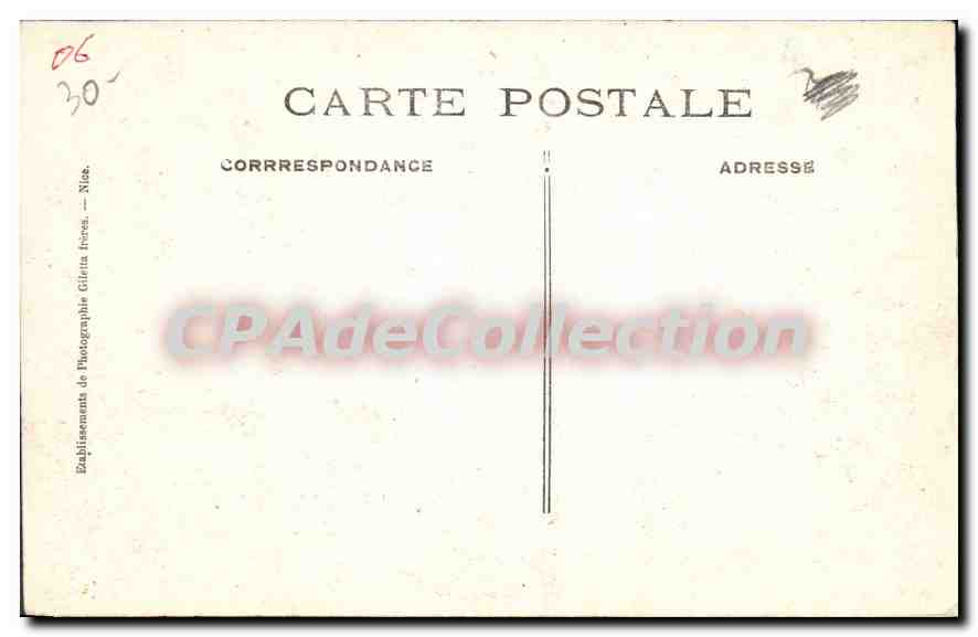 Villefranche — La Rada y la Escuadra — Edición Ollivin, n° 311 — Reverso