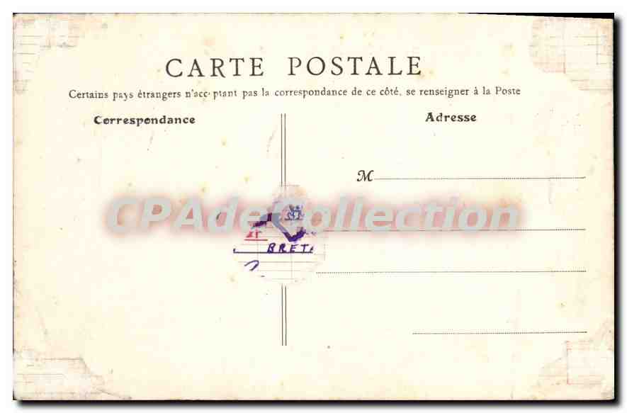 Villefranche - La Rade — vue du port et du château — Collection CRP Ade — Verso