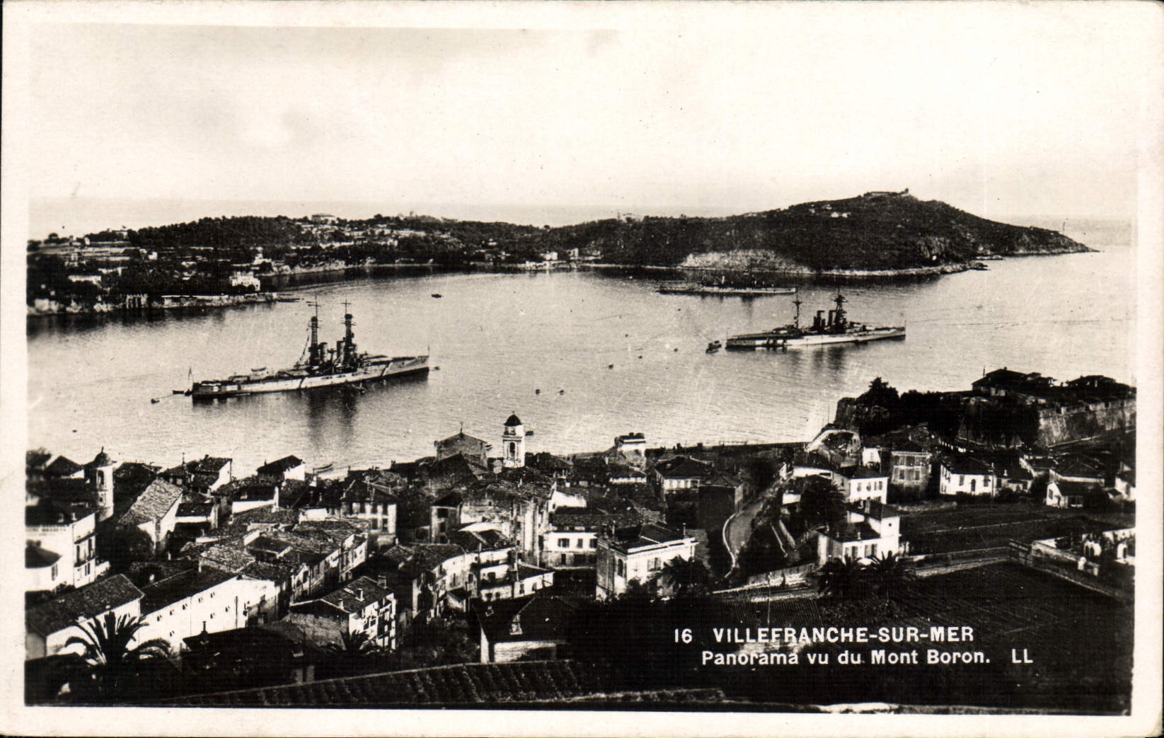 Villefranche-sur-Mer — Panorama vu du Mont Boron — LL, n°16