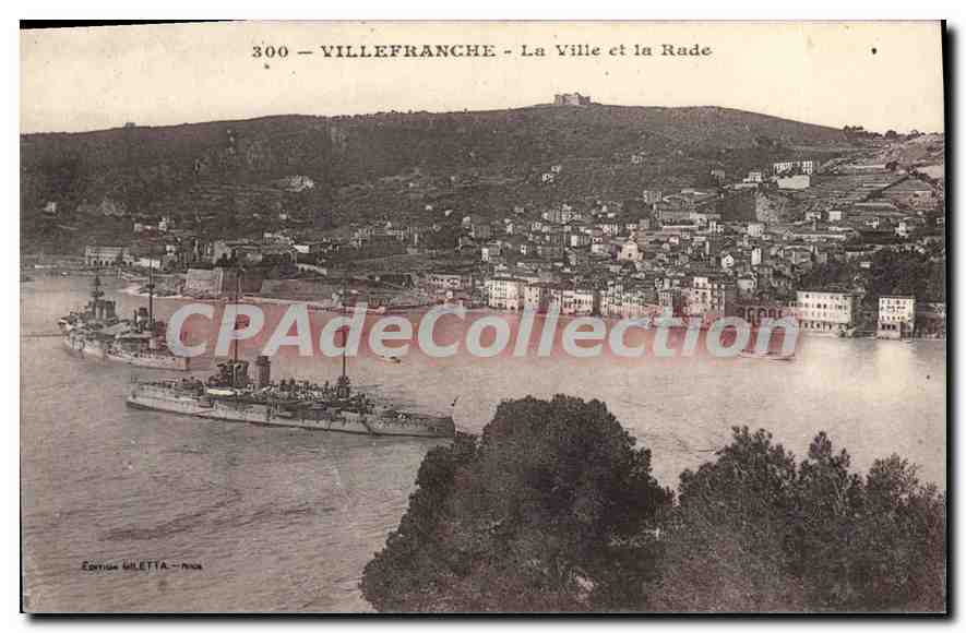Villefranche - La Ville et la Rade — Édition Willetta - Nice, n°300