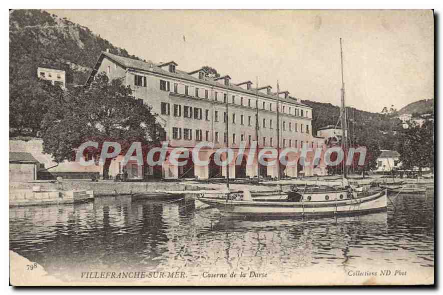 Villefranche-sur-Mer — Caserne de la Darse — Collections ND Phot n°798