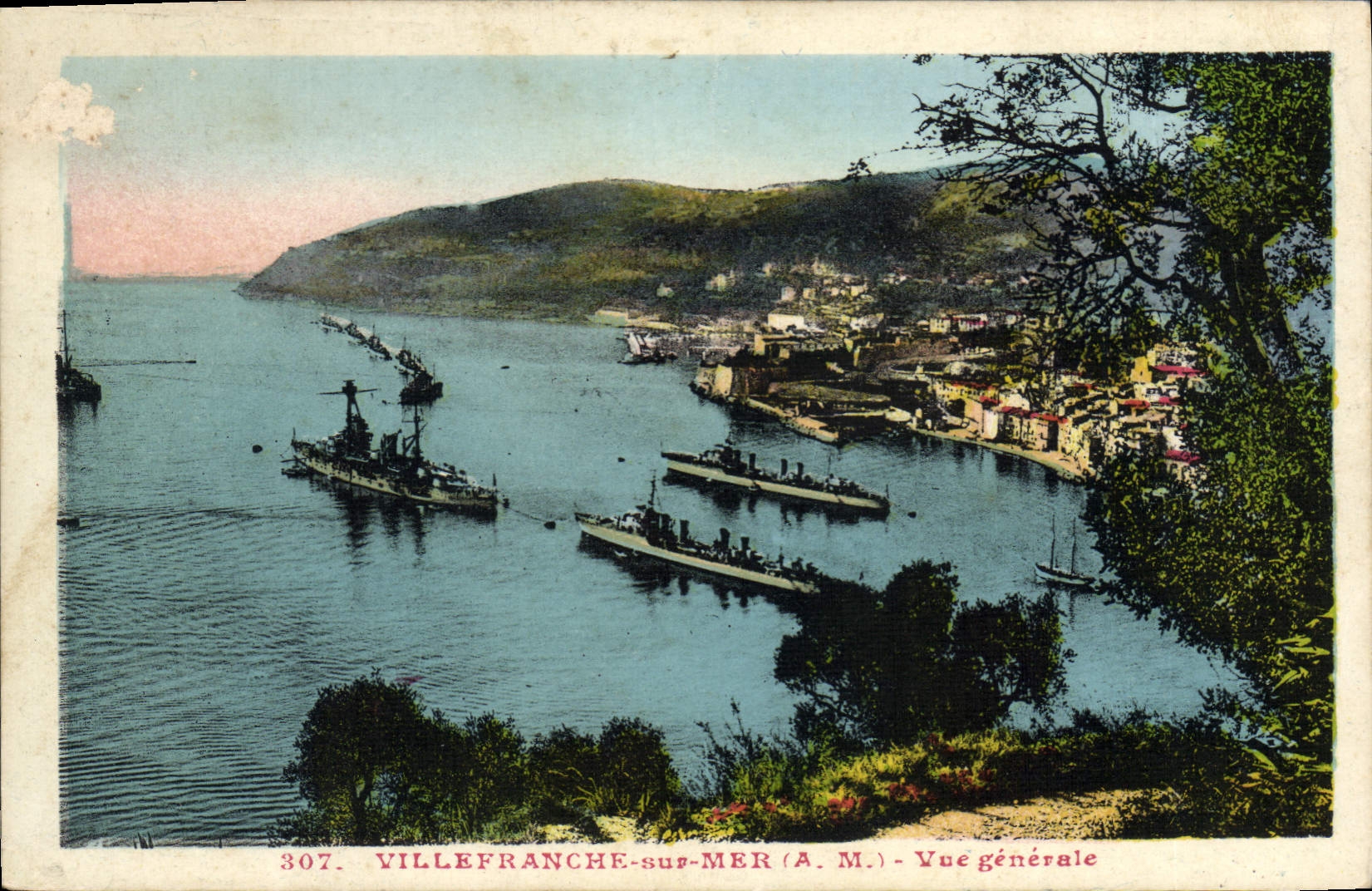 Villefranche-sur-Mer — Vue générale — A.M. n°307
