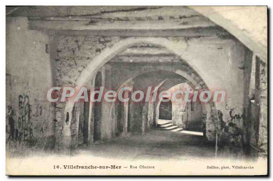 Villefranche-sur-Mer — Rue Obscure — Beillier, phot. Villefranche