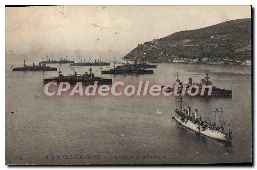 Rade de VILLEFRANCHE — L'Échouage de la Méditerranée — n° 514