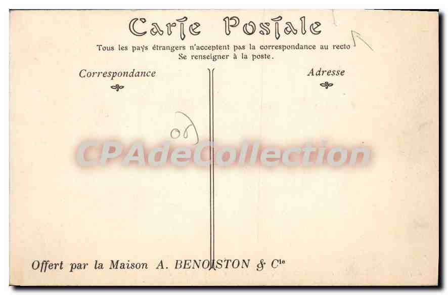 Rade de VILLEFRANCHE — L'Échouage de la Méditerranée — n° 514 — Reverso