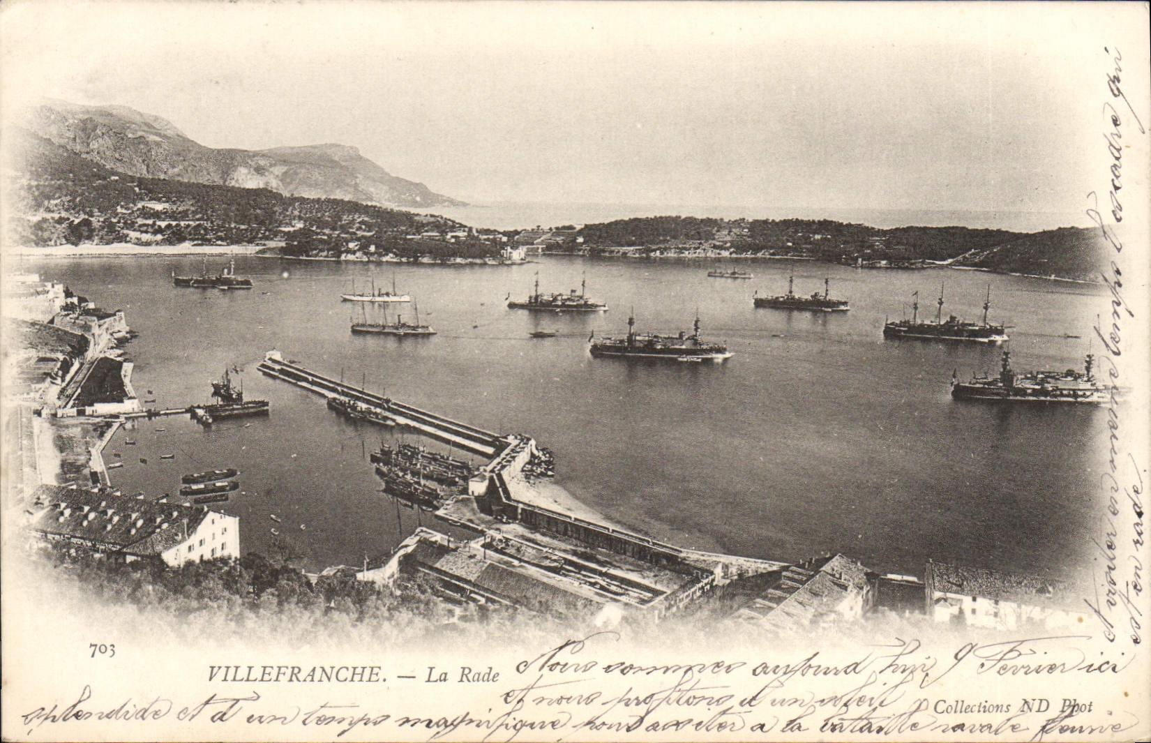 VILLEFRANCHE — La Rade — Collections ND Phot, n°703