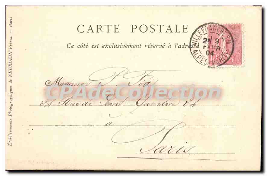 VILLEFRANCHE — La Rade — Collections ND Phot, n°703 — Reverso