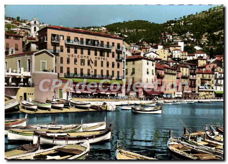 Haven van Villefranche-sur-Mer — Hotel Welcome — Uitgave S.E.P. 35, Nice