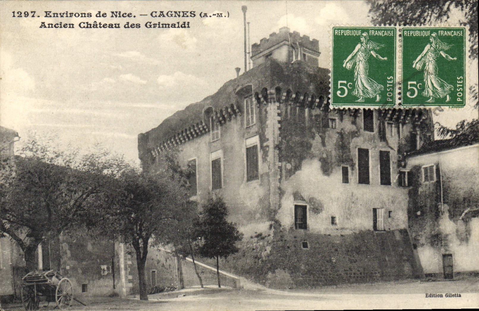 Ancien Château des Grimaldi — Cagnes (A.M.) — Édition Giletta