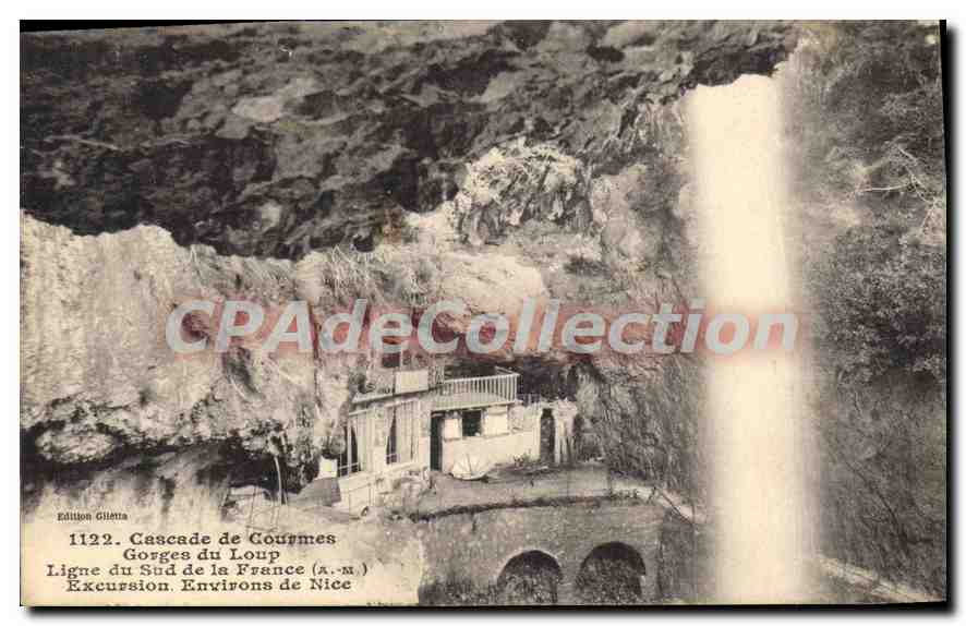 CPA LES GORGES DU LOUP cascade de Courmes