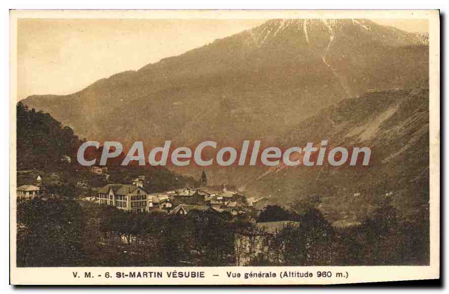 St-Martin-Vésubie — Vista generale — Altitudine 960 m.