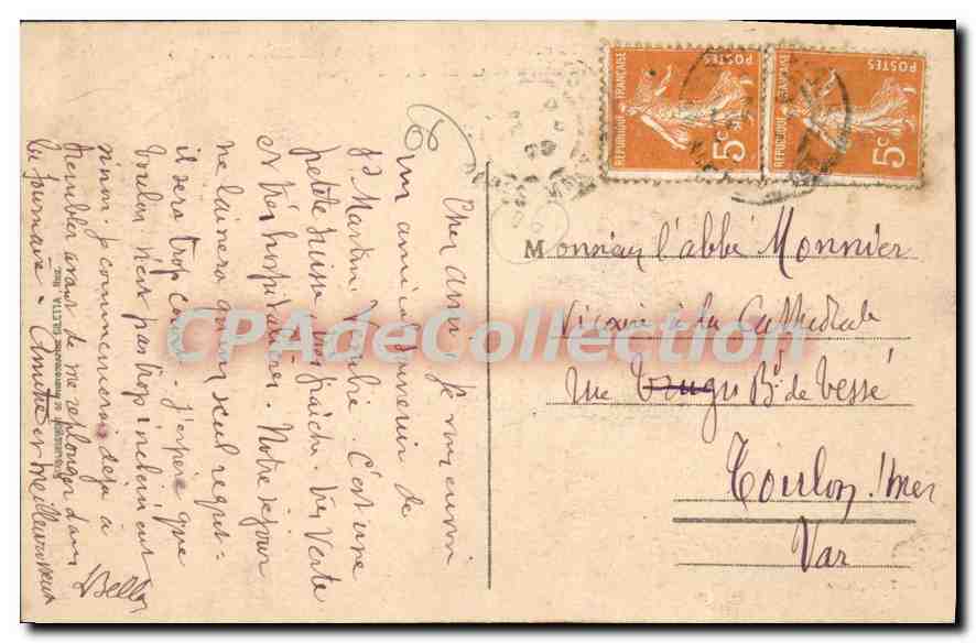 Saint-Martin-Vésubie (A.M.) — Les Colmianes et Chaîne des Alpes — La Suisse Maritime — n°3743 — Reverso