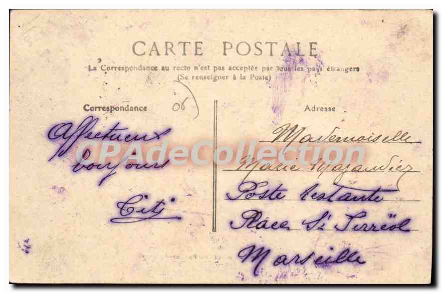 CPA THORENC un coin du patinoir — Verso